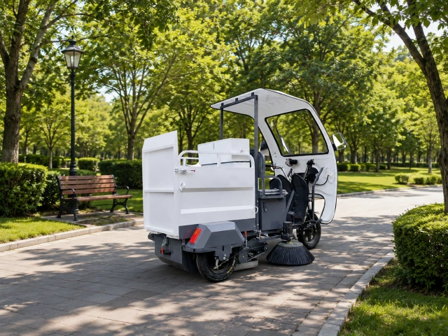 compact auxiliary cleaning vehicle compact auxiliary cleaning vehicle