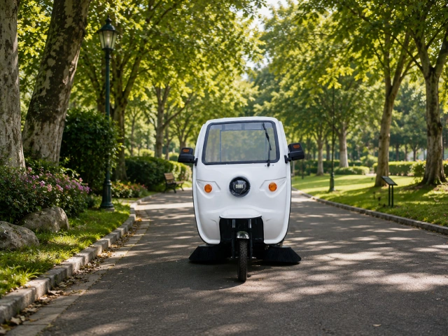 compact auxiliary cleaning vehicle compact auxiliary cleaning vehicle