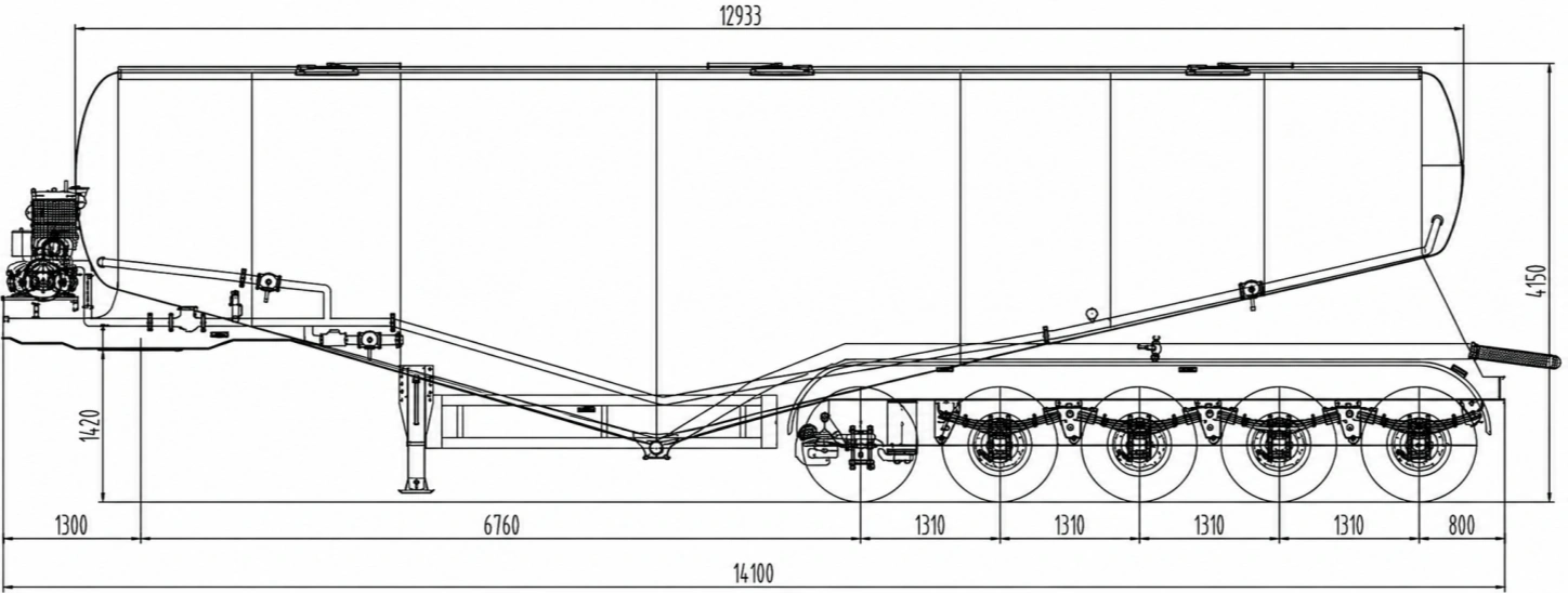 5 axle bulker truck trailer 5 axle bulker truck trailer