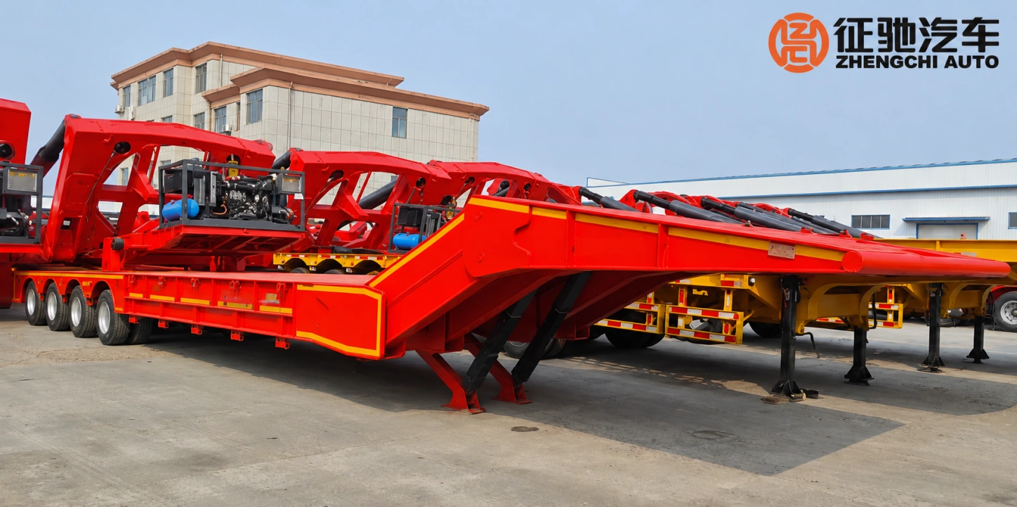4 axle folding gooseneck trailer 4 axle folding gooseneck trailer