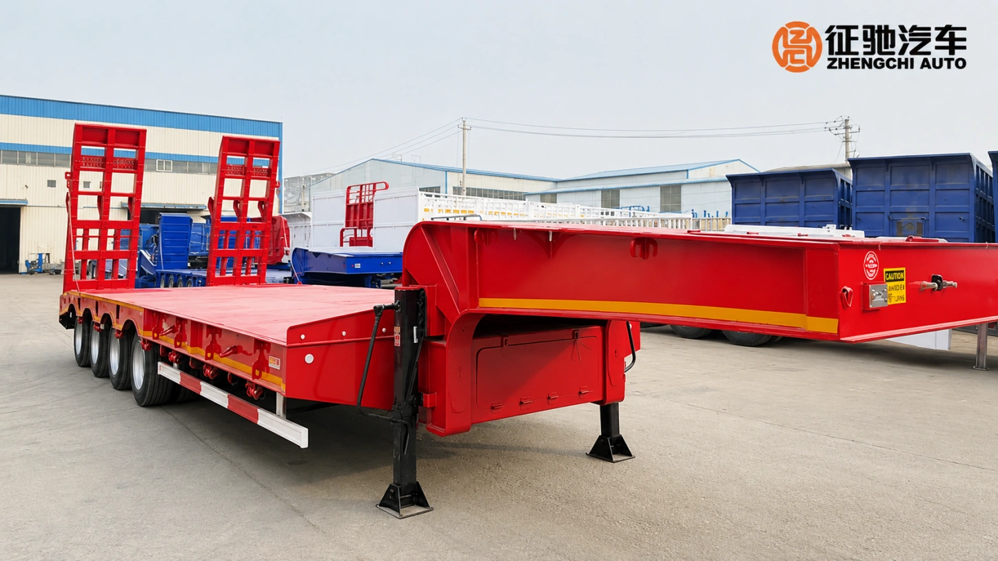 4 axle 100 ton low bed semi trailer 4 axle 100 ton low bed semi trailer