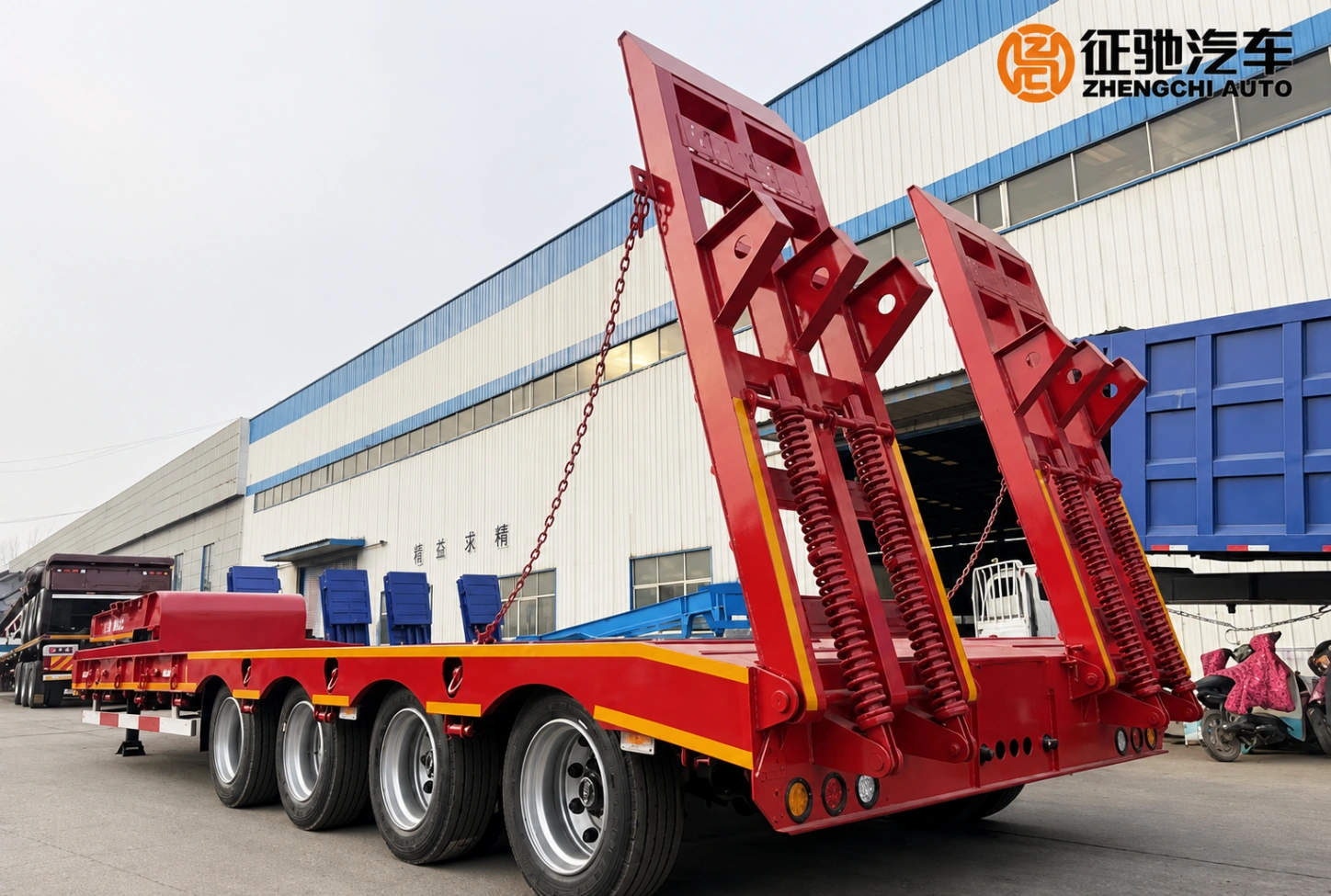 4 axle 100 ton low bed semi trailer 4 axle 100 ton low bed semi trailer