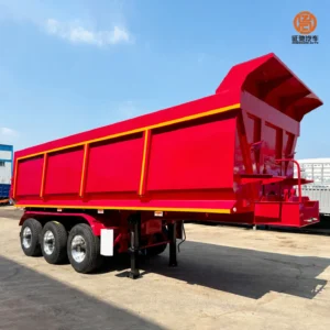 Home 3 axle end dump semi trailers