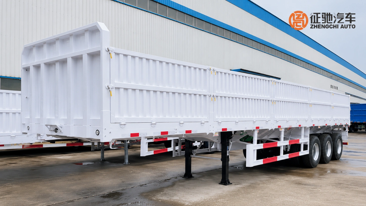 60 ton 3 axle drop side semi trailer 60 ton 3 axle drop side semi trailer