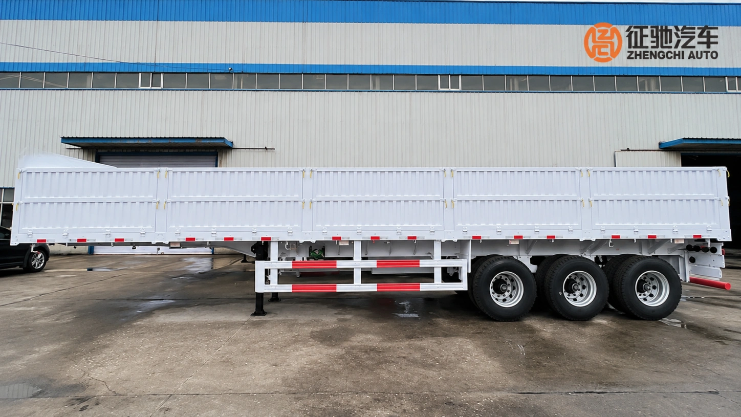 60 ton 3 axle drop side semi trailer 60 ton 3 axle drop side semi trailer